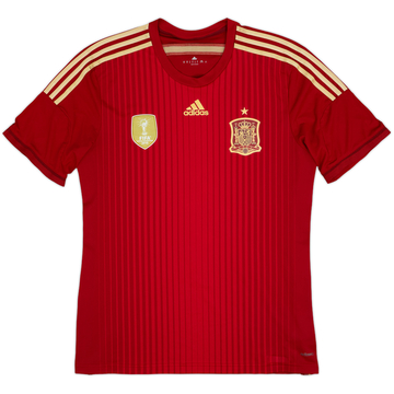 2013-15 Spain Authentic Home Shirt - 10/10 - (XL)