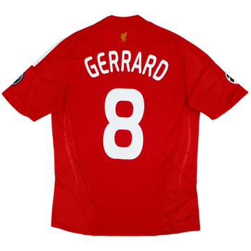 2008-10 Liverpool Home Shirt Gerrard #8 - 5/10 - (M)
