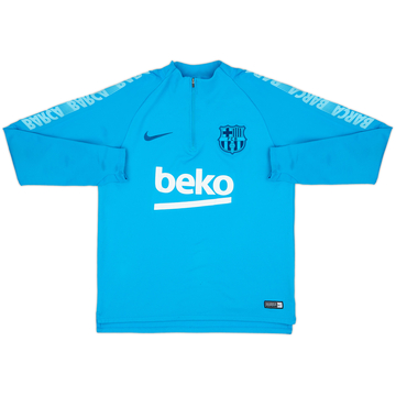2019-20 Barcelona Nike 1/4 Zip Drill Top - 7/10 - (M)