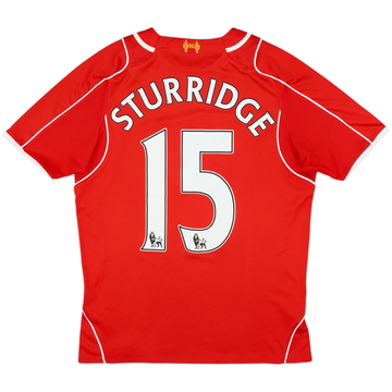 2014-15 Liverpool Home Shirt Sturridge #15 - 7/10 - (S)