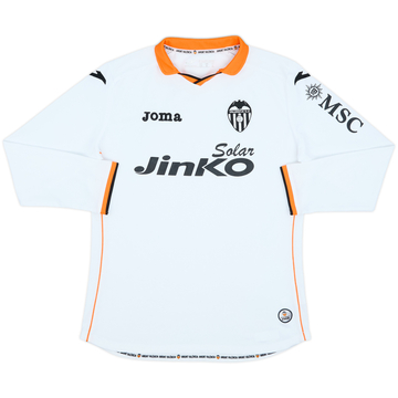 2013-14 Valencia Home L/S Shirt - 8/10 - (S)