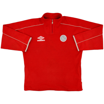 1996-97 Ajax Umbro 1/4 Zip Fleece Top - 8/10 - (L)