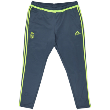 2015-16 Real Madrid adidas Track Pants/Bottoms - 9/10 - (XL)