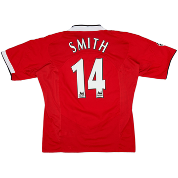 2004-06 Manchester United Home Shirt Smith #14 - 7/10 - (L)