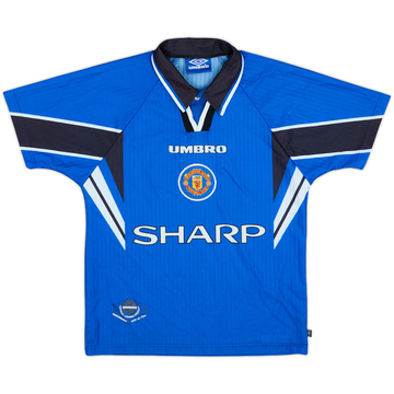 1996-98 Manchester United Third Shirt - 8/10 - (L.Boys)