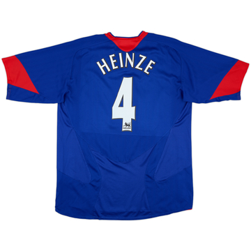 2005-06 Manchester United Away Shirt Heinze #4 - 10/10 - (L)
