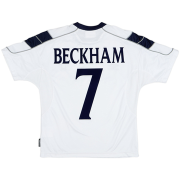 1999-00 Manchester United Third Shirt Beckham #7 - 8/10 - (Y)
