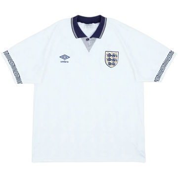 1990-92 England Home Shirt - 9/10 - (M)