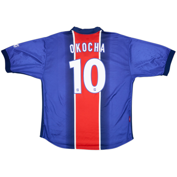 1998-99 Paris Saint-Germain Home Shirt Okocha #10 - 9/10 - (XXL)