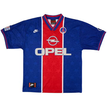 1995-96 Paris Saint-Germain Home Shirt - 8/10 - (L)