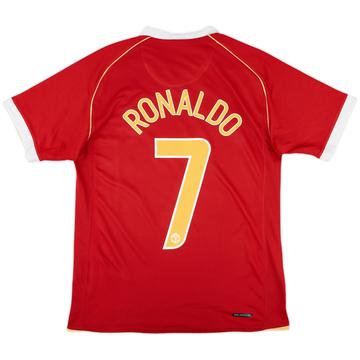 2006-07 Manchester United Home Shirt Ronaldo #7 - 8/10 - (S)