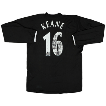 2003-05 Manchester United Away L/S Shirt Keane #16 - 5/10 - (M)