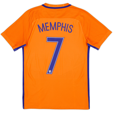 2016-17 Netherlands Authentic Home Shirt Memphis #7 - 6/10 - (S)
