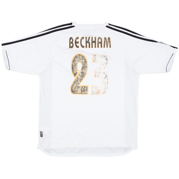2003-04 Real Madrid Home Shirt Beckham #23 - 4/10 - (M)