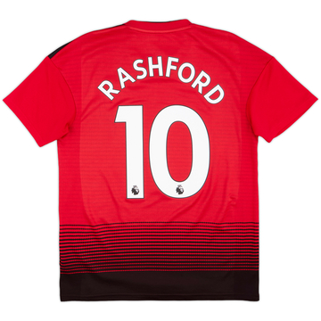 2018-19 Manchester United Home Shirt Rashford #10 - 6/10 - (S)