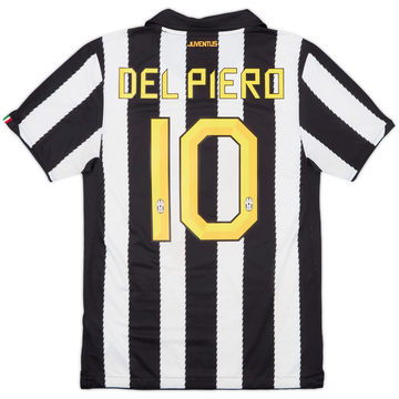 2011-12 Juventus Home Shirt Del Piero #10 - 6/10 - (S)