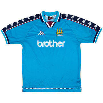 1997-99 Manchester City Home Shirt - 8/10 - (XL)