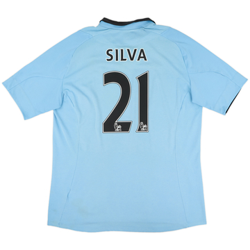 2012-13 Manchester City Home Shirt Silva #21 - 6/10 - (L)