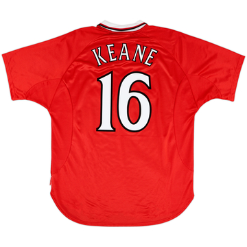 1999-00 Manchester United 'CL Winners' Shirt Keane #16 - 9/10 - (XXL)
