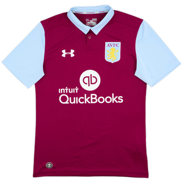 2016-17 Aston Villa Home Shirt - 10/10 - (M)