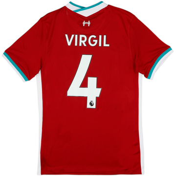2020-21 Liverpool Home Shirt Virgil #4 - 6/10 - (S)