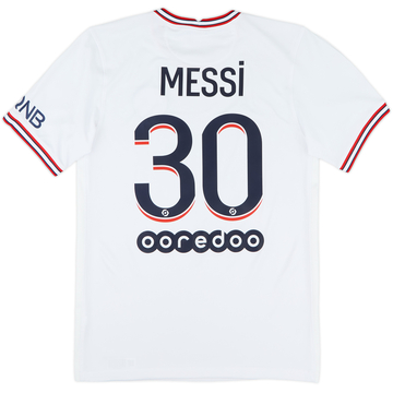 2021-22 Paris Saint-Germain Fourth Shirt Messi #30 - 8/10 - (S)