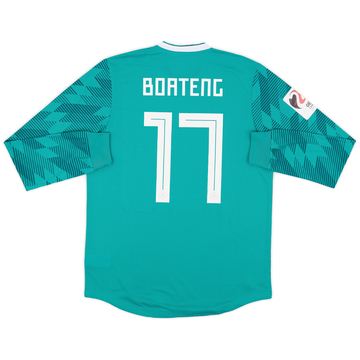 2018 Germany Match Issue Away L/S Shirt Boateng #17