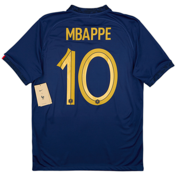 2022-23 France Home Shirt Mbappe #10 (M)