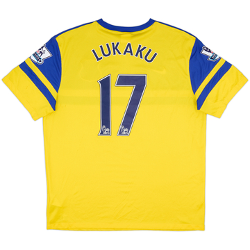 2013-14 Everton Away Shirt Lukaku #17 - 7/10 - (XL)