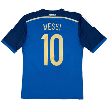 2013-15 Argentina Away Shirt Messi #10 - 6/10 - (M)