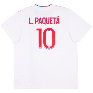 2021-22 Lyon Home Shirt L.Paqueta #10 - 8/10 - (XL)