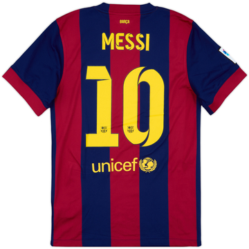 2014-15 Barcelona Home Shirt Messi #10 - 8/10 - (S)