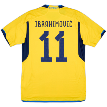 2022-23 Sweden Home Shirt Ibrahimovic #11 - 8/10 - (L)