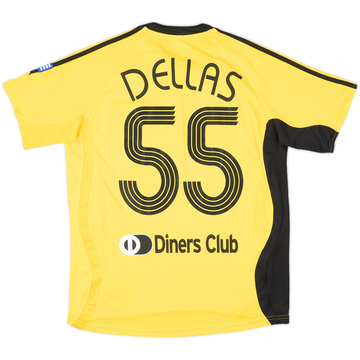 2006-07 AEK Athens Home Shirt Dellas #55 - 8/10 - (S)