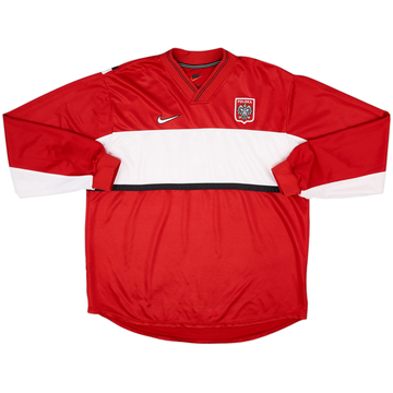 1998-99 Poland Player Issue Away L/S Shirt #8 - 5/10 - (XL)