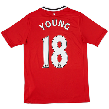2011-12 Manchester United Home Shirt Young #18 - 8/10 - (XL.Boys)