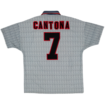 1995-96 Manchester United Away Shirt Cantona #7 - 6/10 - (XL)