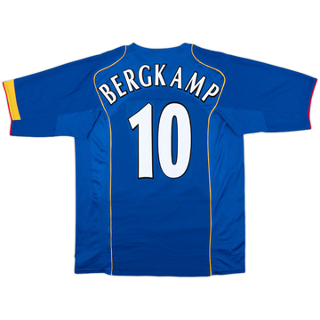 2004-06 Arsenal Away Shirt Bergkamp #10 - 8/10 - (L)