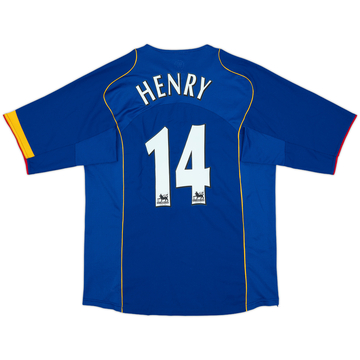 2004-06 Arsenal Away Shirt Henry #14 - 8/10 - (M)