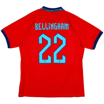 2022-23 England Away Shirt Bellingham #22 - 10/10 - (L)