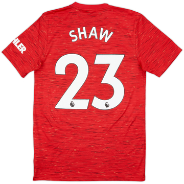 2020-21 Manchester United Home Shirt Shaw #23 - 7/10 - (S)