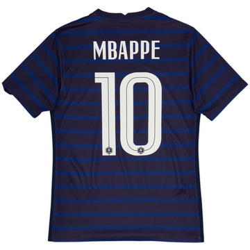 2020-21 France Home Shirt Mbappe #10 - 8/10 - (S)