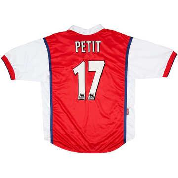 1998-99 Arsenal Home Shirt Petit #17 - 8/10 - (L)