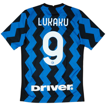 2020-21 Inter Milan Home Shirt Lukaku #9 - 6/10 - (S)