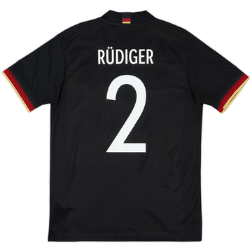 Camiseta de visitante de Alemania 2020-21 Rudiger #2 - 10/10 - (M)