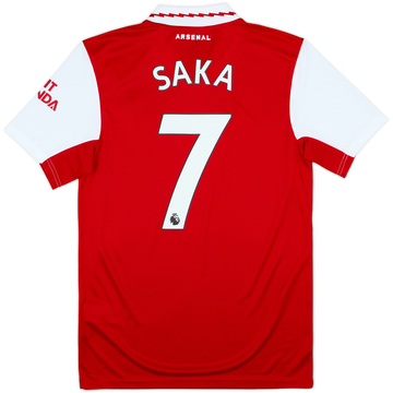 2022-23 Arsenal Home Shirt Saka #7 (S)