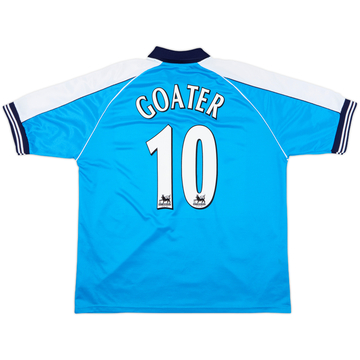 1999-01 Manchester City Home Shirt Goater #10 - 8/10 - (XL)