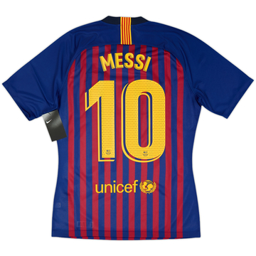 2018-19 Barcelona Authentic Home Shirt Messi #10 (M)