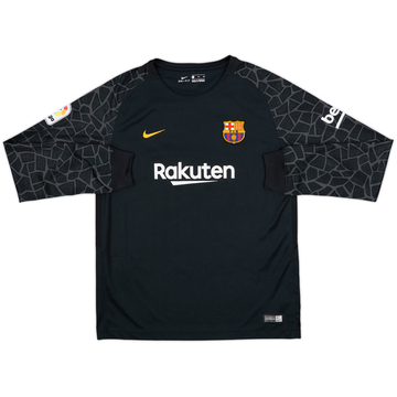 2017-18 Barcelona GK Shirt - 10/10 - (XL.Boys)