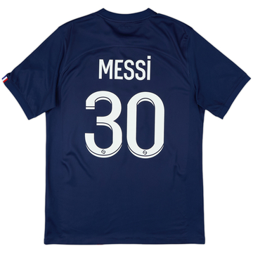 2022-23 Paris Saint-Germain Home Shirt Messi #30 - 6/10 - (M)